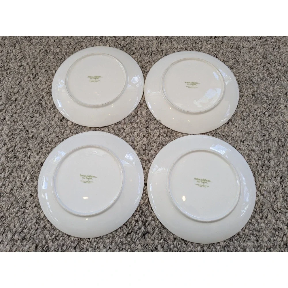 Vintage Set of 4‎ Otagiri American Wildflowers New England Salad Plates 8.25
